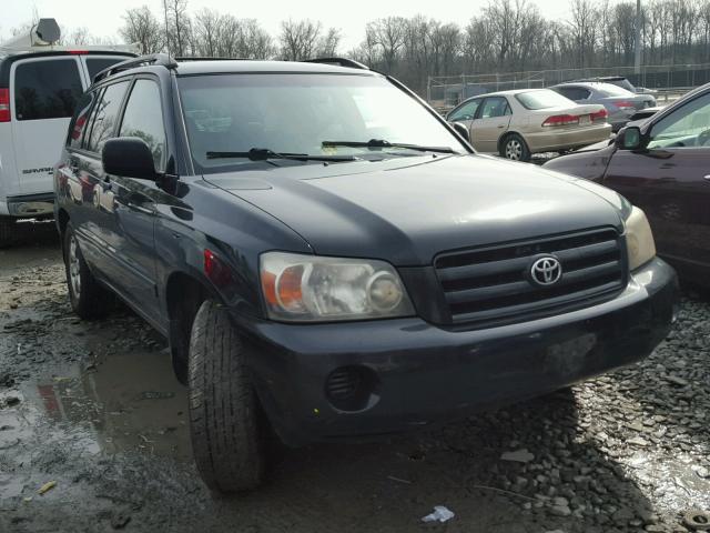 JTEDP21A640027110 - 2004 TOYOTA HIGHLANDER BLACK photo 1