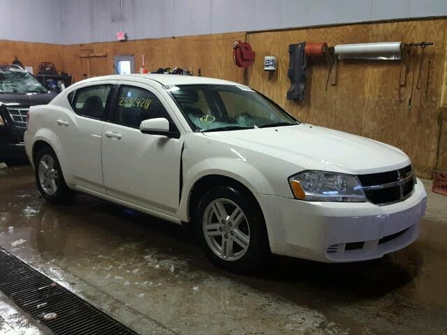 1B3CC1FB4AN233288 - 2010 DODGE AVENGER EX WHITE photo 1