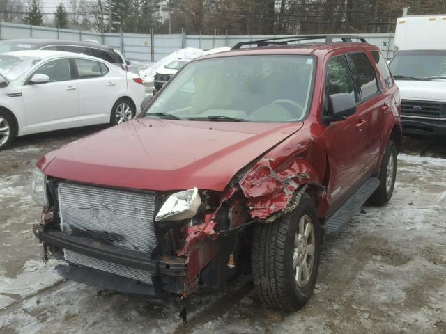 4F2CZ96158KM17380 - 2008 MAZDA TRIBUTE S RED photo 2