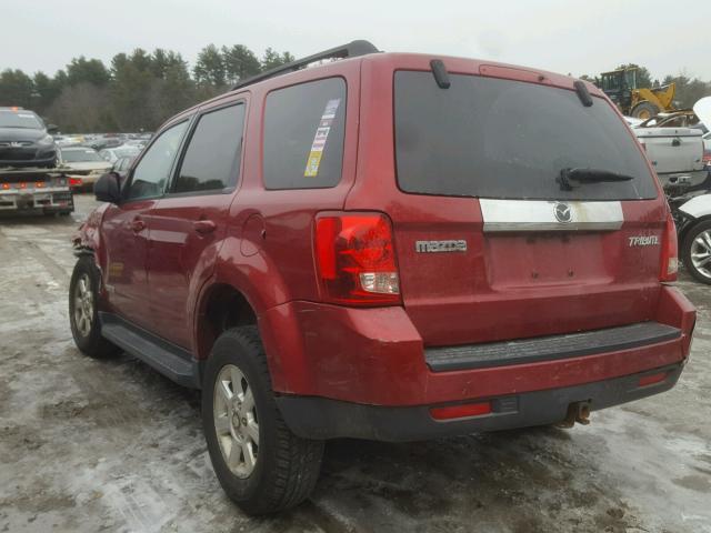 4F2CZ96158KM17380 - 2008 MAZDA TRIBUTE S RED photo 3