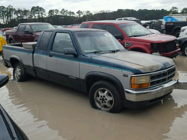 1B7GL23X9RS725463 - 1994 DODGE DAKOTA GREEN photo 1