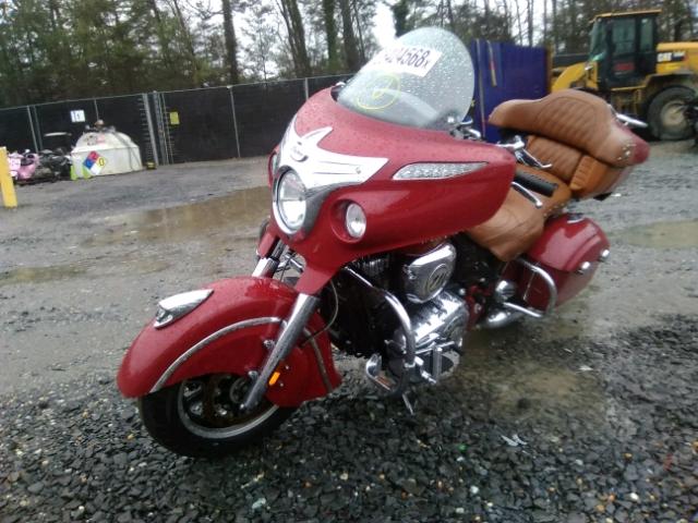 56KTCAAAXE3317933 - 2014 INDIAN MOTORCYCLE CO. CHIEFTAIN RED photo 2