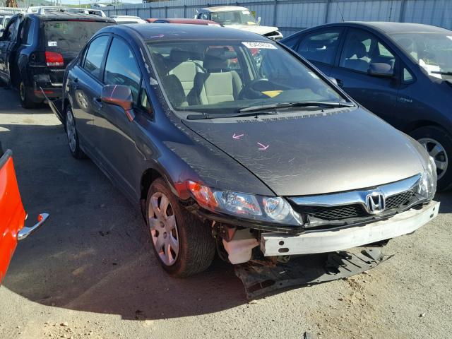 19XFA1F57AE030881 - 2010 HONDA CIVIC LX GRAY photo 1