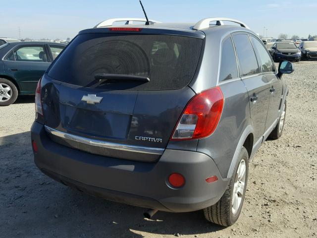 3GNAL2EK5DS575380 - 2013 CHEVROLET CAPTIVA LS GRAY photo 4