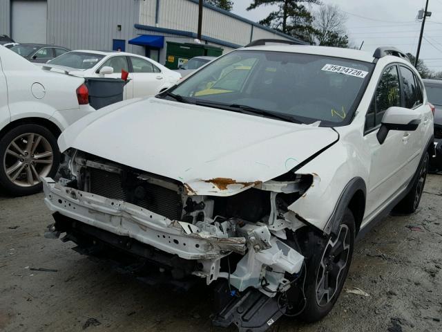 JF2GPAMC0F8263914 - 2015 SUBARU XV CROSSTR WHITE photo 2