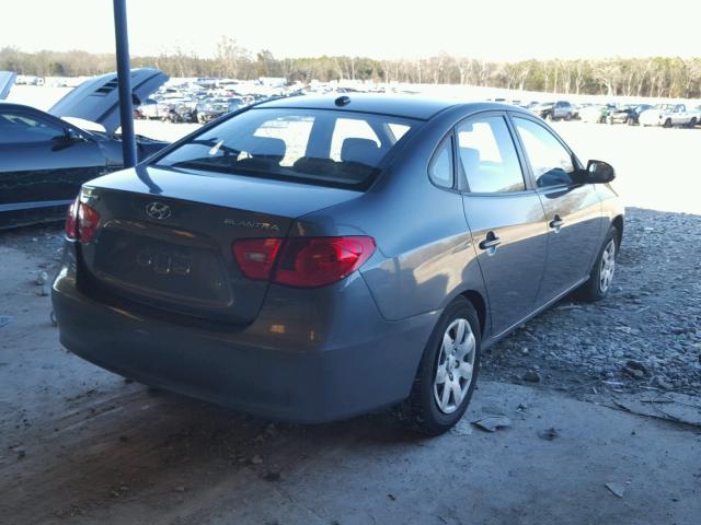 KMHDU46D37U150223 - 2007 HYUNDAI ELANTRA GL GRAY photo 4