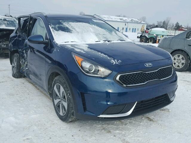 KNDCB3LC2H5080074 - 2017 KIA NIRO FE BLUE photo 1