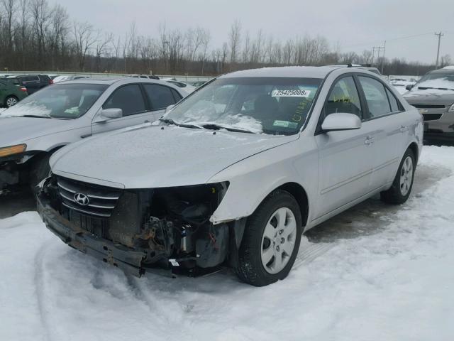 5NPET46C79H546798 - 2009 HYUNDAI SONATA GLS SILVER photo 2