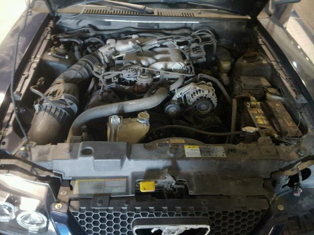 1FAFP44421F170729 - 2001 FORD MUSTANG BLUE photo 7