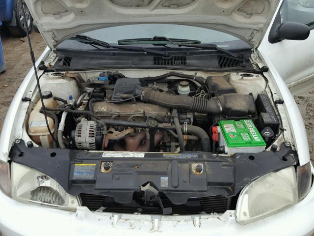 1G1JC524027206463 - 2002 CHEVROLET CAVALIER B WHITE photo 7