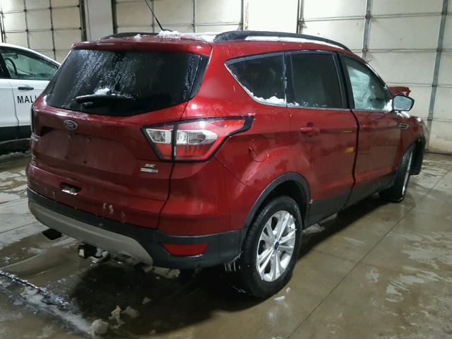 1FMCU9GD3HUC77272 - 2017 FORD ESCAPE SE RED photo 4