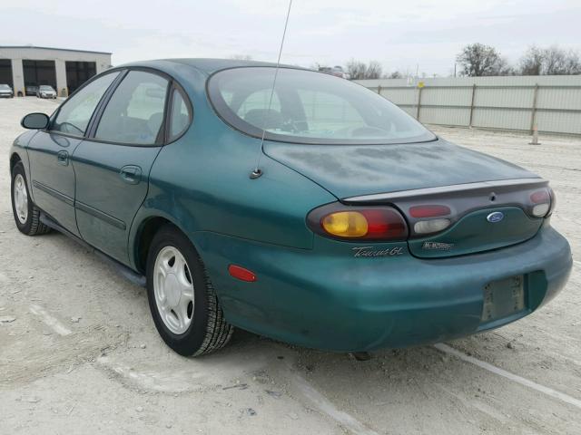 1FALP52U0TG296175 - 1996 FORD TAURUS GL GREEN photo 3