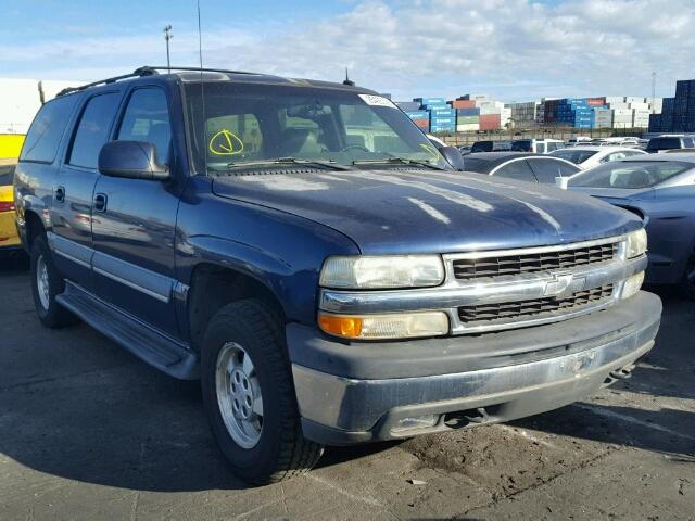 1GNEC16T72J313118 - 2002 CHEVROLET SUBURBAN C BLUE photo 1