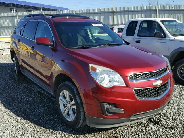 2CNALDEC5B6421417 - 2011 CHEVROLET EQUINOX LT RED photo 1