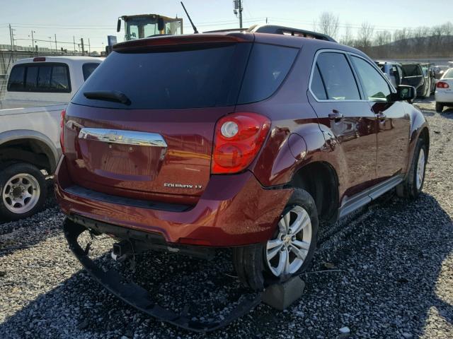 2CNALDEC5B6421417 - 2011 CHEVROLET EQUINOX LT RED photo 4