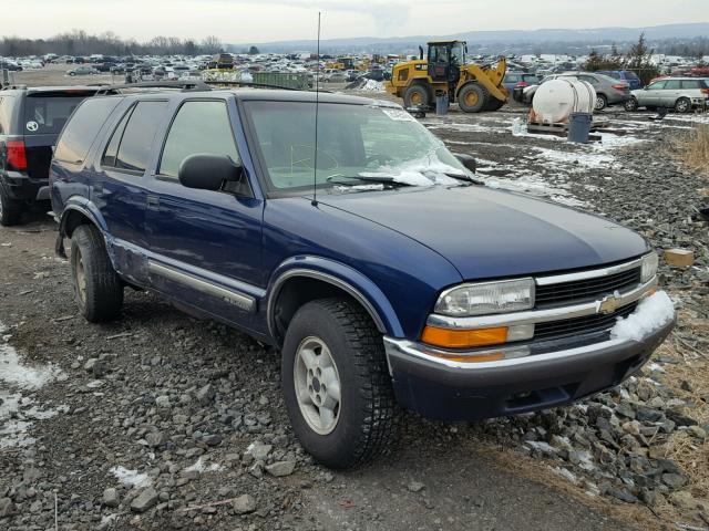 1GNDT13W1X2170016 - 1999 CHEVROLET BLAZER BLUE photo 1