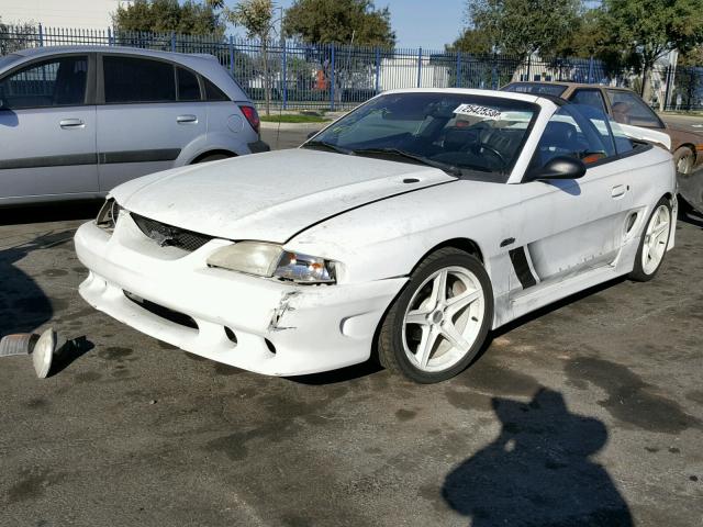 1FALP45XXTF160884 - 1996 FORD MUSTANG GT WHITE photo 2