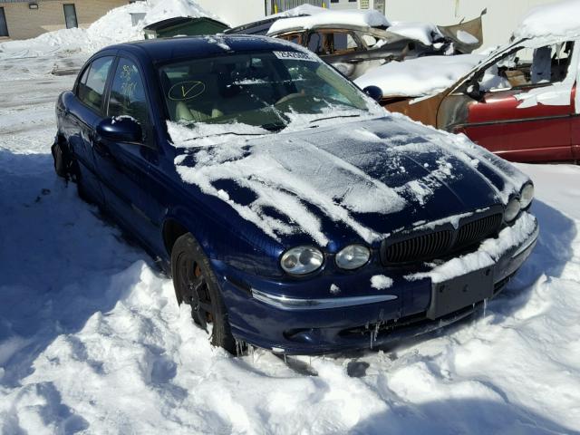 SAJEB52D04XE13714 - 2004 JAGUAR X-TYPE 2.5 BLUE photo 1