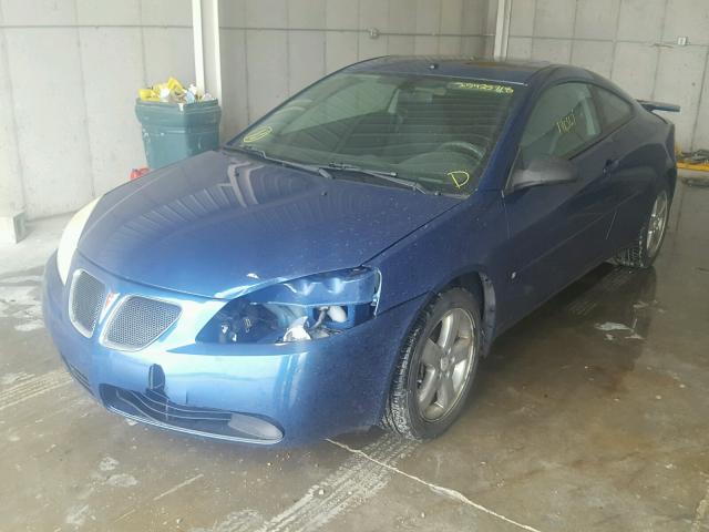 1G2ZH158564243541 - 2006 PONTIAC G6 GT BLUE photo 2