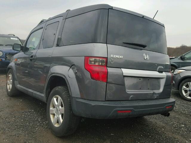 5J6YH28799L004238 - 2009 HONDA ELEMENT EX GRAY photo 3