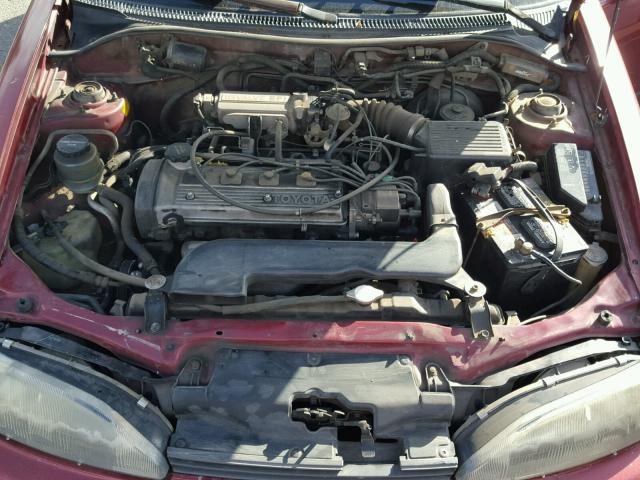 JT2EL45F5N0041984 - 1992 TOYOTA PASEO RED photo 7