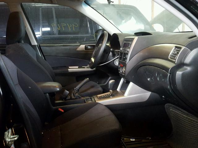 JF2SH6BC3AH773593 - 2010 SUBARU FORESTER X BLACK photo 5
