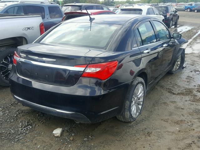 1C3BC2FG5BN562678 - 2011 CHRYSLER 200 LIMITE BLACK photo 4