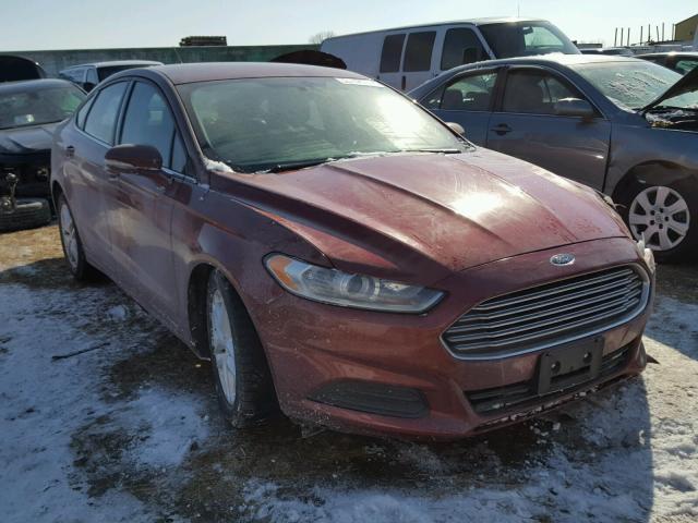 3FA6P0H73ER255861 - 2014 FORD FUSION SE ORANGE photo 1