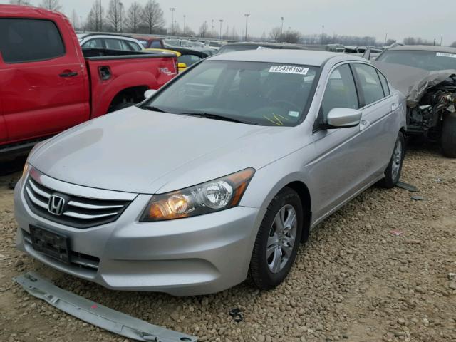 1HGCP2F67BA096823 - 2011 HONDA ACCORD SE SILVER photo 2