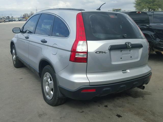 3CZRE38309G704419 - 2009 HONDA CR-V LX SILVER photo 3