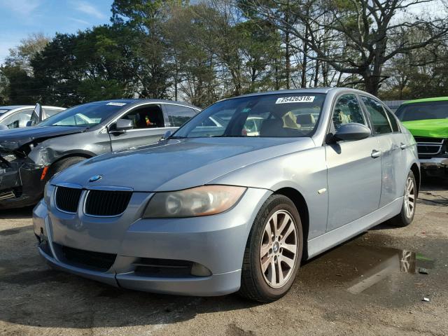 WBAVB13506KR63018 - 2006 BMW 325 I BLUE photo 2