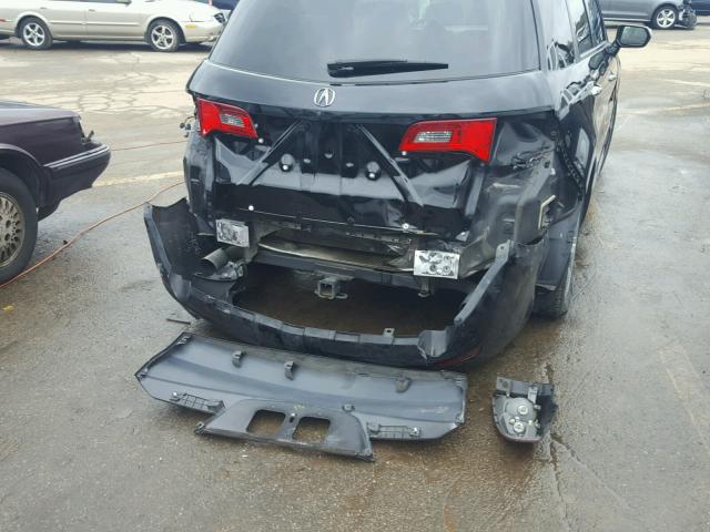 5J8TB18218A005136 - 2008 ACURA RDX BLACK photo 9