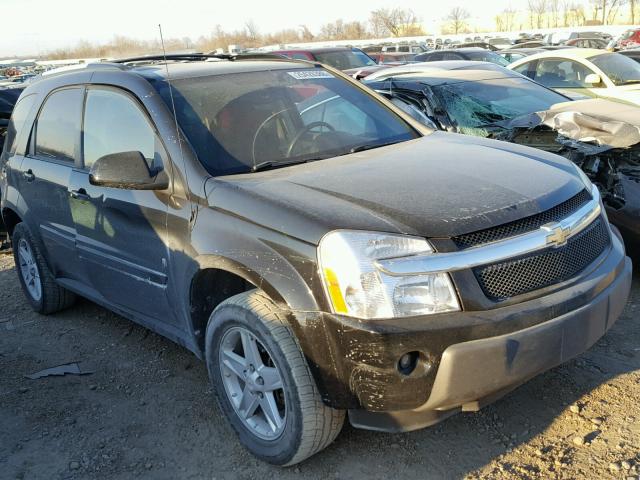 2CNDL63F966147344 - 2006 CHEVROLET EQUINOX LT BLACK photo 1