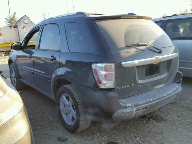 2CNDL63F966147344 - 2006 CHEVROLET EQUINOX LT BLACK photo 3