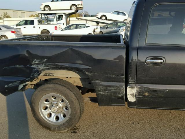 2GCEC13T251264101 - 2005 CHEVROLET SILVERADO BLACK photo 9