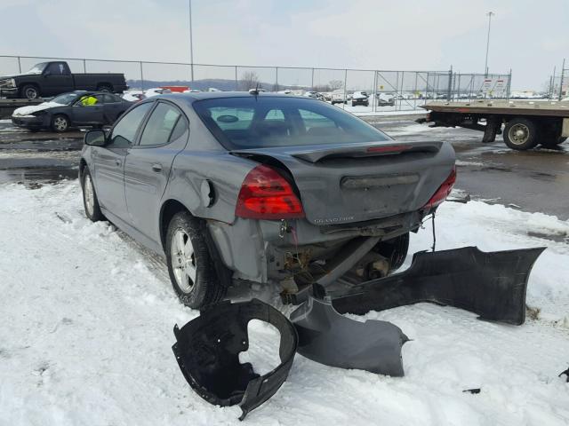 2G2WP552881187649 - 2008 PONTIAC GRAND PRIX CHARCOAL photo 3