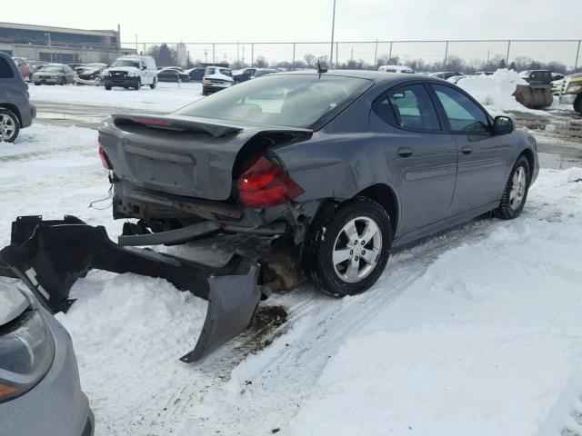 2G2WP552881187649 - 2008 PONTIAC GRAND PRIX CHARCOAL photo 4