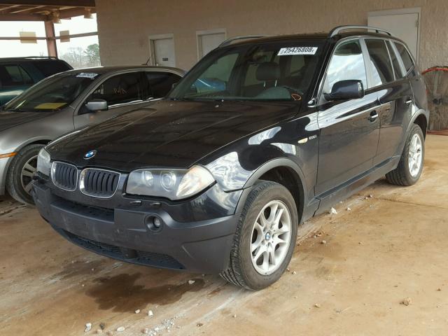 WBXPA73484WB25257 - 2004 BMW X3 2.5I BLACK photo 2