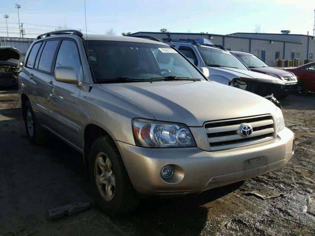 JTEGD21A950108478 - 2005 TOYOTA HIGHLANDER TAN photo 1