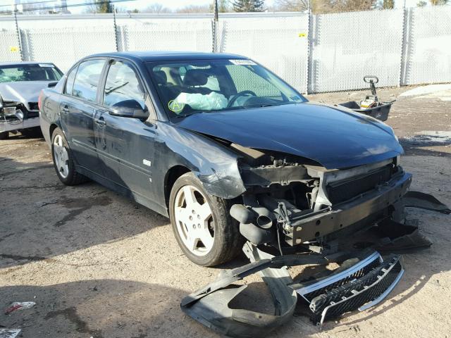 1G1ZW53126F259644 - 2006 CHEVROLET MALIBU SS BLACK photo 1