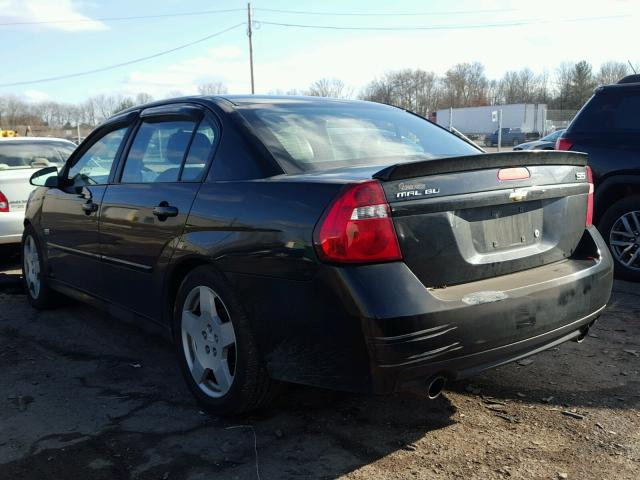 1G1ZW53126F259644 - 2006 CHEVROLET MALIBU SS 黑色 照片 3