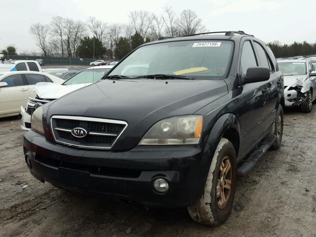 KNDJC733365626468 - 2006 KIA SORENTO EX BLACK photo 2