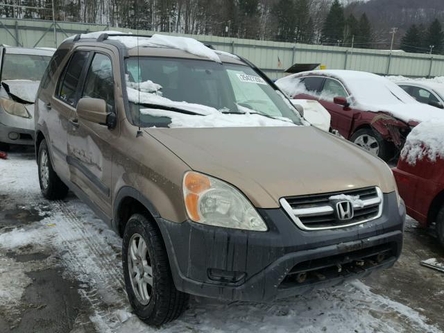 JHLRD788X2C070074 - 2002 HONDA CR-V EX GOLD photo 1