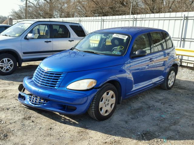 3C4FY48B84T274720 - 2004 CHRYSLER PT CRUISER BLUE photo 2