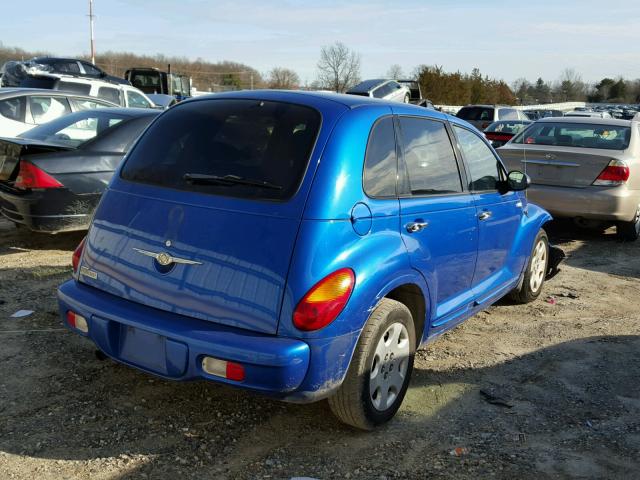 3C4FY48B84T274720 - 2004 CHRYSLER PT CRUISER BLUE photo 4