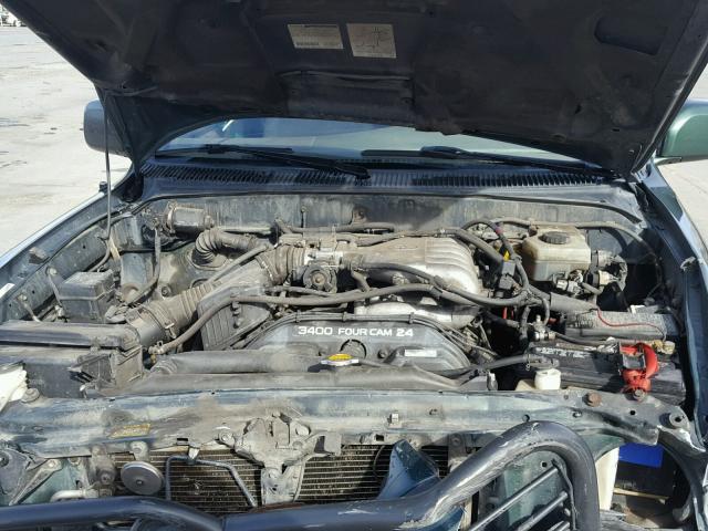 JT3HN86R110338036 - 2001 TOYOTA 4RUNNER SR GREEN photo 7