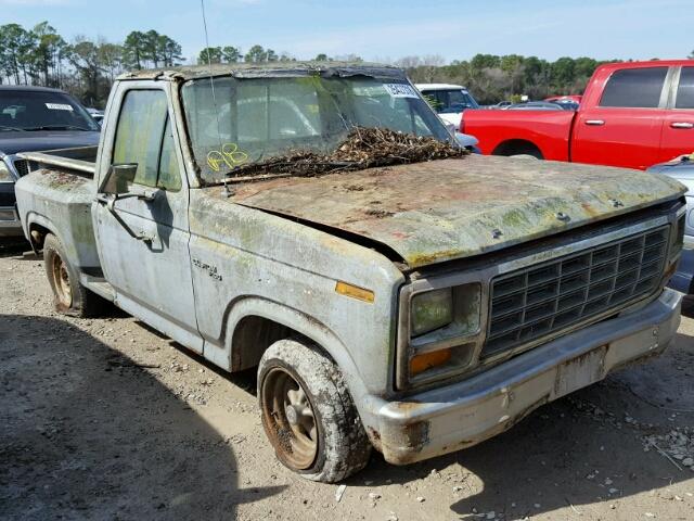 1FTCF10E2BNA95812 - 1981 FORD F100 BLUE photo 1