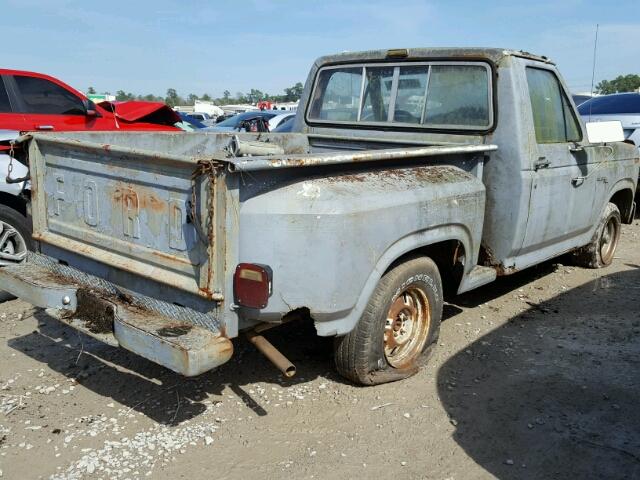 1FTCF10E2BNA95812 - 1981 FORD F100 BLUE photo 4