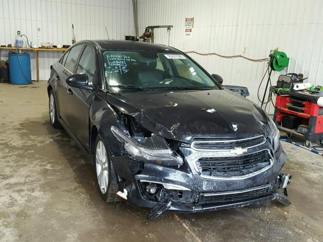 1G1PG5SB0F7102350 - 2015 CHEVROLET CRUZE LTZ BLACK photo 1