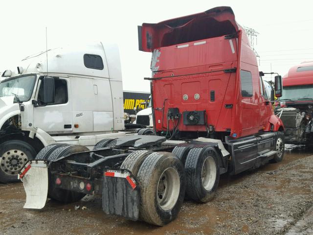 3HSDJSJR3BN375955 - 2011 INTERNATIONAL PROSTAR RED photo 4